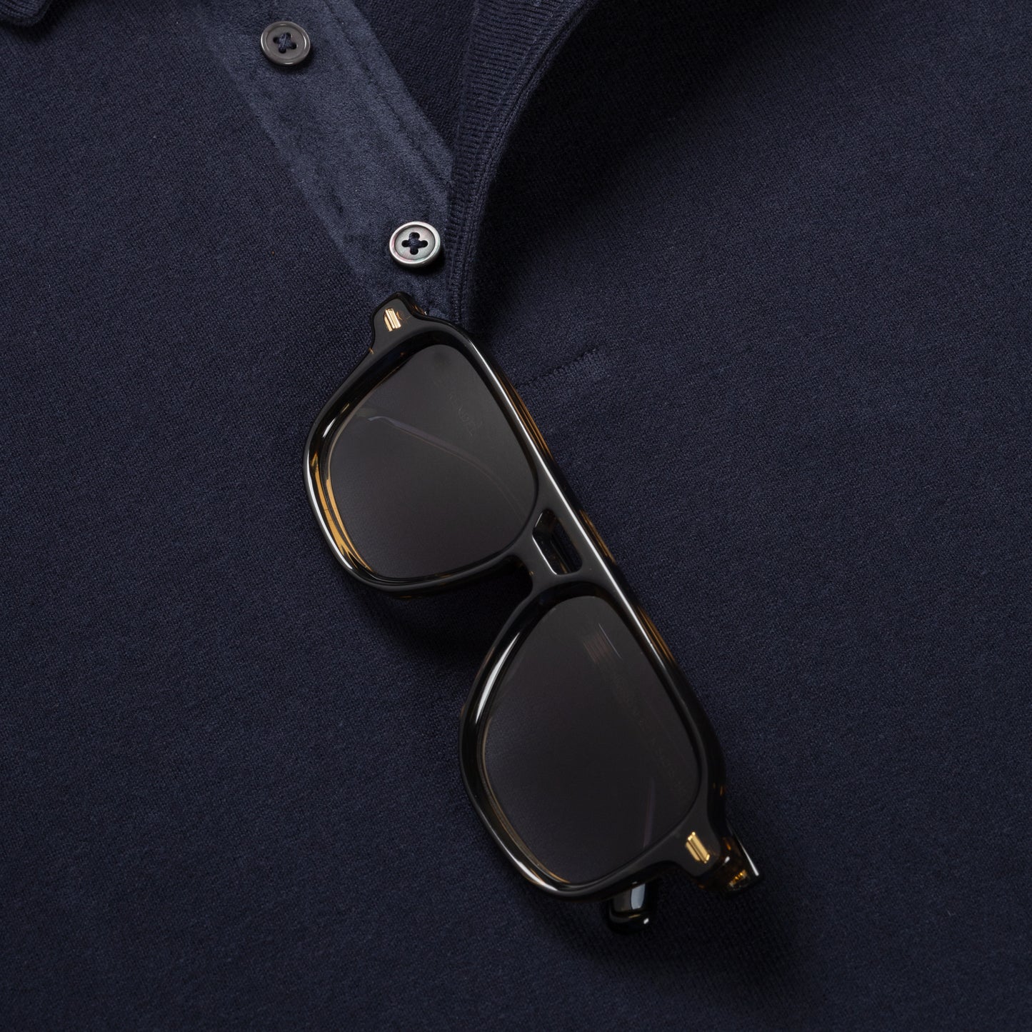 Poloshirt Long Sleeve Navy