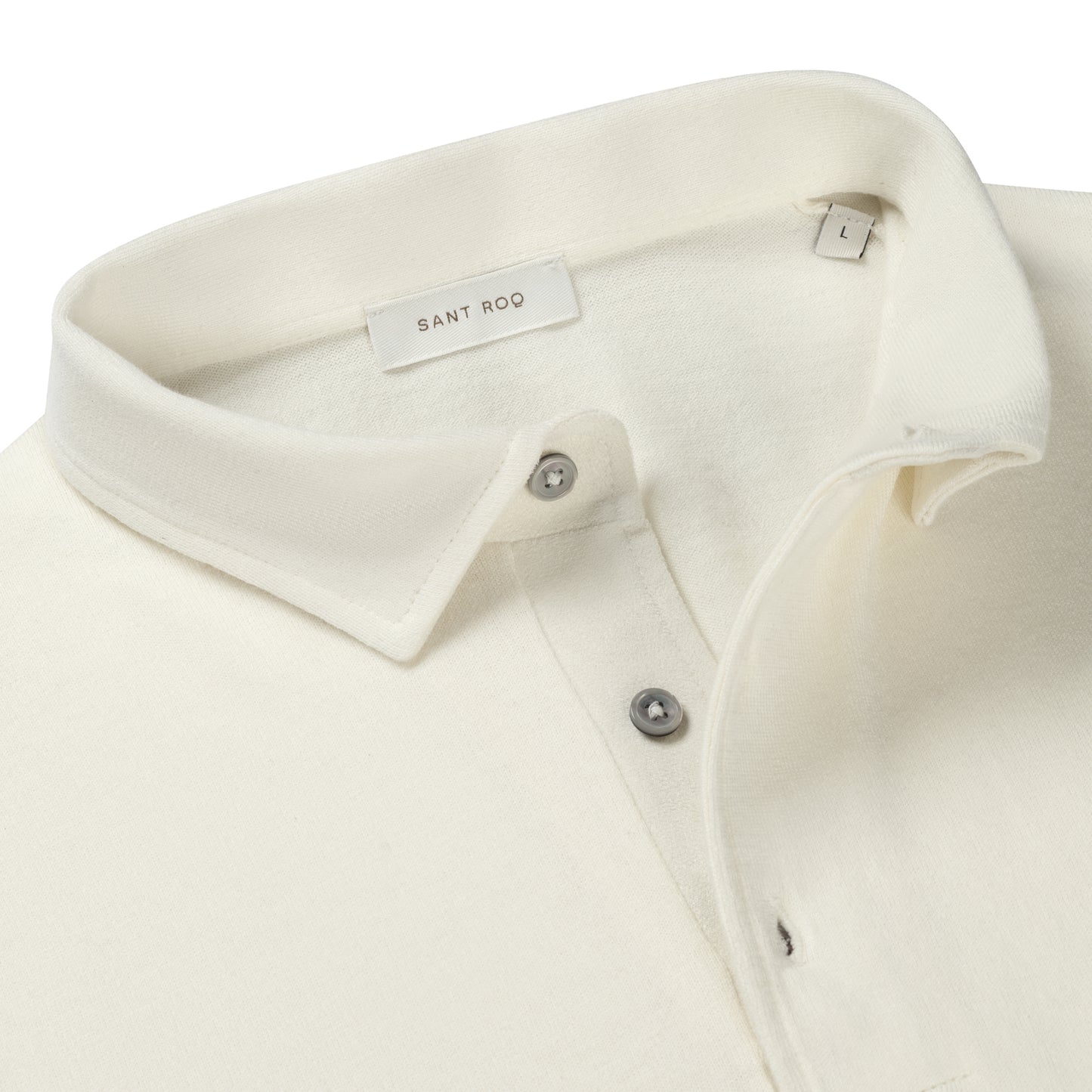 Poloshirt Short Sleeve Off-White
