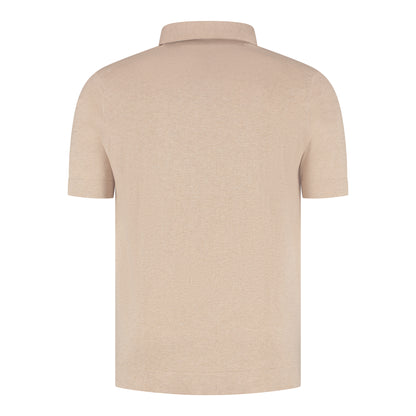 Poloshirt Short Sleeve Sand