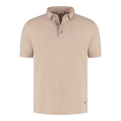 Poloshirt Short Sleeve Sand
