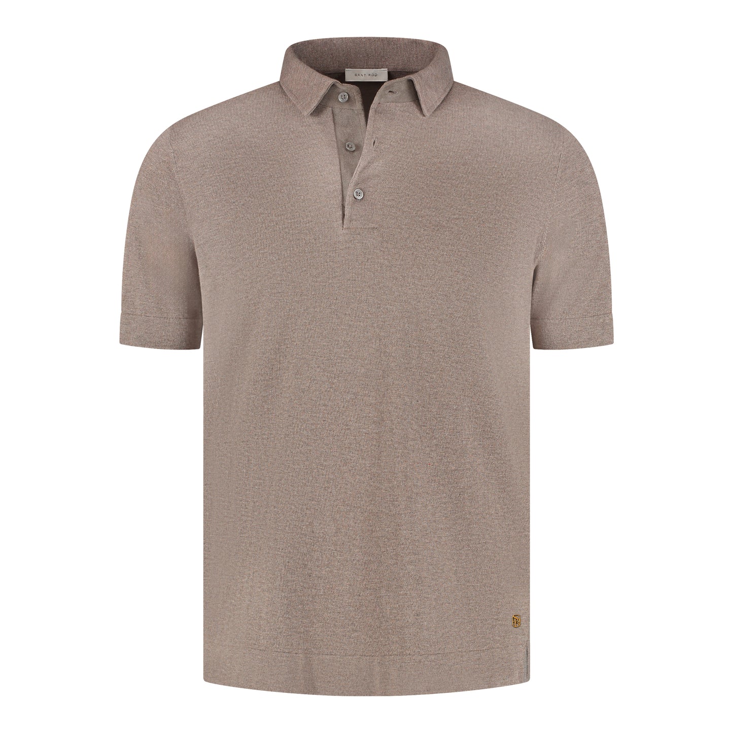 Poloshirt Short Sleeve Taupe